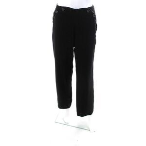 Alice Temperley For Target Womens Buttoned Straight Sailor Pants Black Size 9